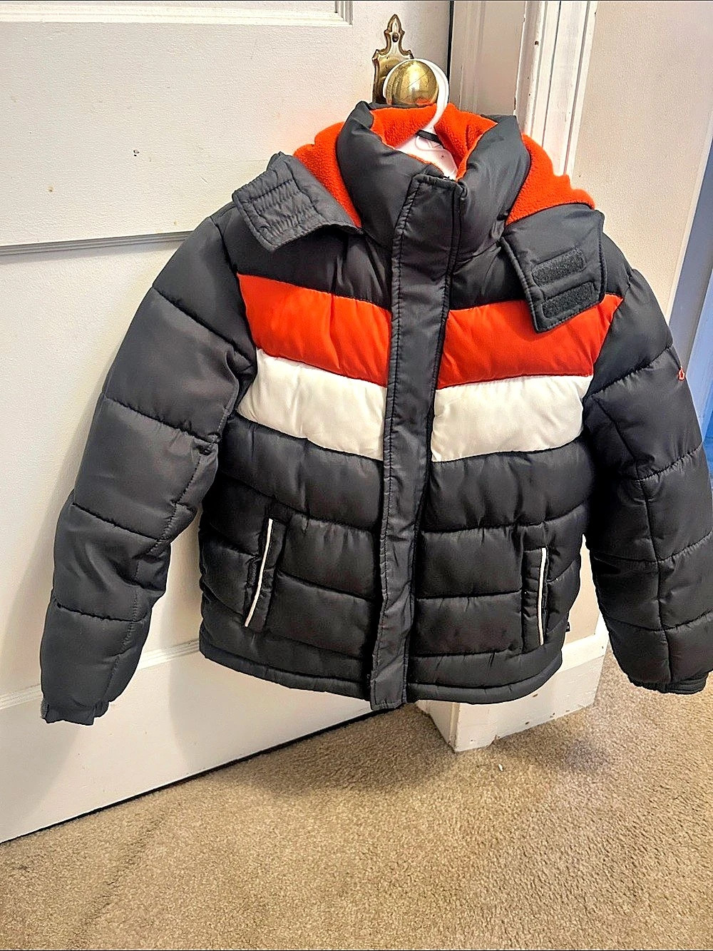 CB Sports Arctic Weather Protection Kids Color Block Puffer Jacket